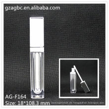 Transparente Quadratum Lip Gloss Tube mit LED-Licht und Spiegel AG-F164, AGPM Kosmetikverpackungen, benutzerdefinierte Farben/Logo